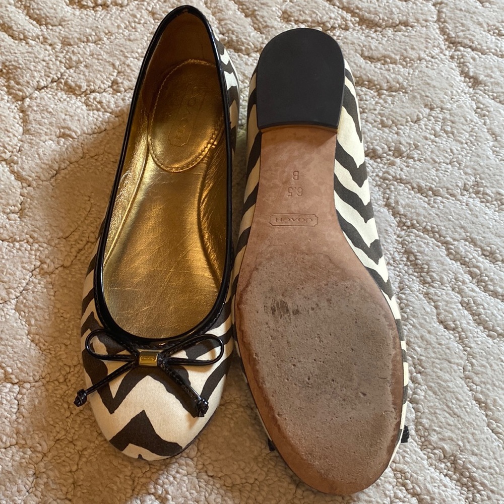 Coach shoes animal print. Only worn twice.